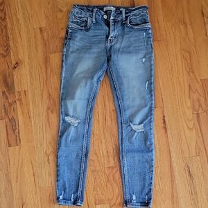 KanCan Mid-Rise Skinny Jeans in Blue